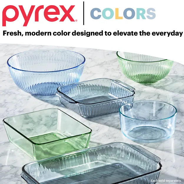 Pyrex® Colors Sculpted Tinted 3-piece Mixing Bowl Set - Image 5