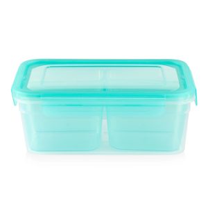 Snapware? Meal Prep Divided: 8.5-cup Rectangle Storage Container. 4-Section