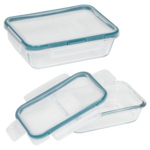 Snapware? Total Solution? Pyrex? Glass 4-piece Rectangular Food Storage Value Pack
